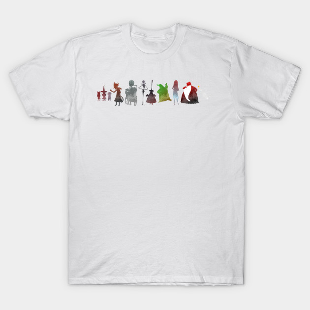 Characters Inspired Silhouette T-Shirt-TOZ